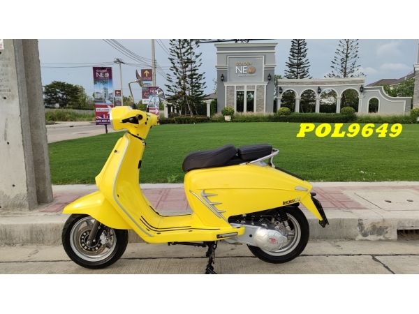 ใช้เพียง 6 พัน km. ลดราคา Moto Parilla Levriero 150 สีเหลืองครับ รูปที่ 0